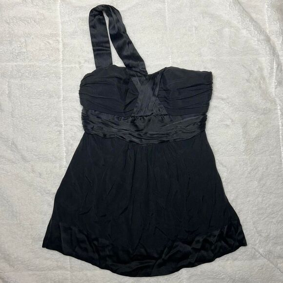 Bebe y2k Black One Shoulder Blouse - Picture 1 of 4